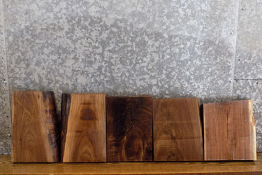 5- Salvaged Black Walnut Kiln Dried Lumber Boards/Craft Pack 13536-13537